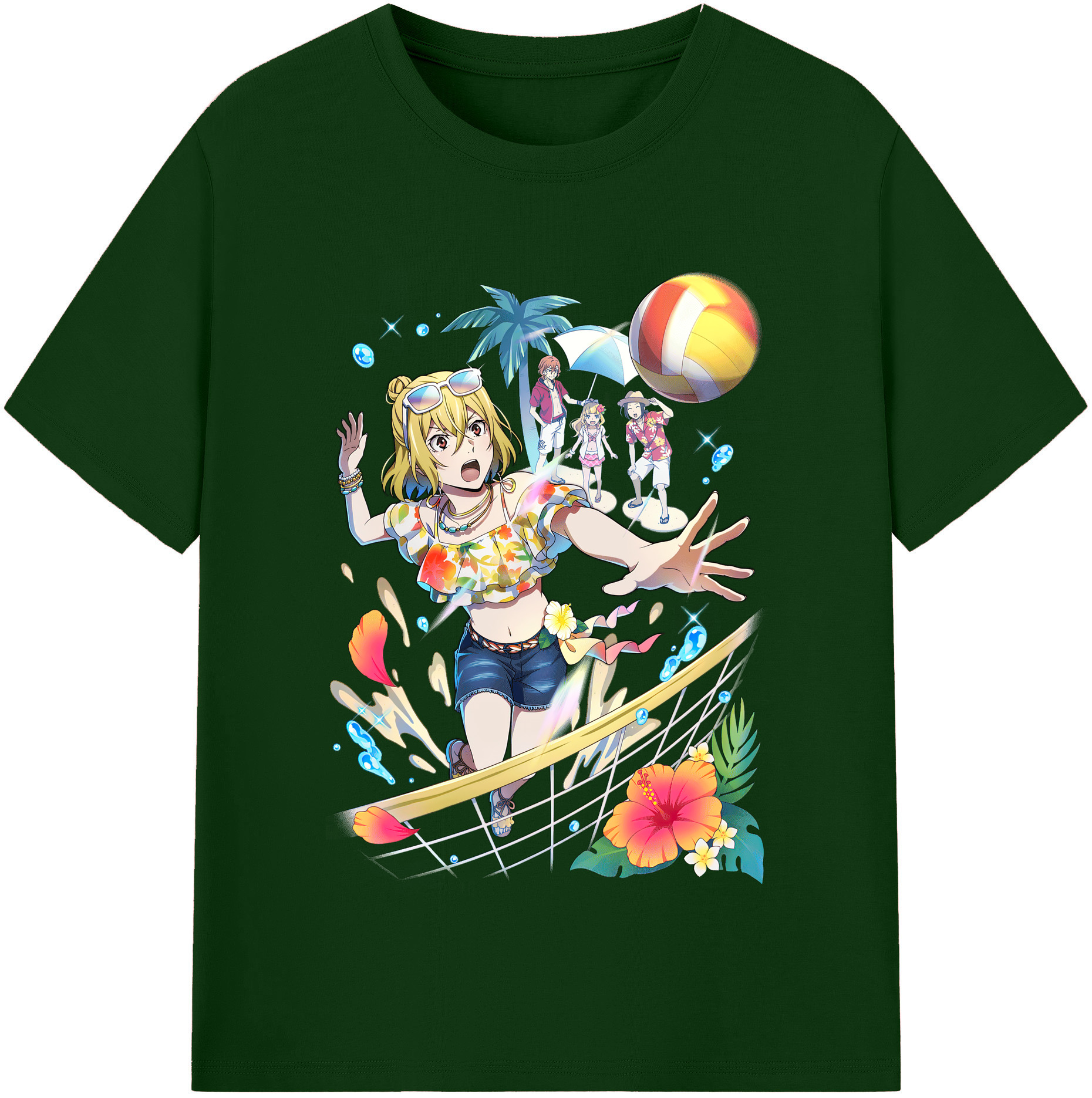 （画像用） 文豪ストレイドッグス Bungo Stray Dogs 綿100％半袖Tシャツ（フロントプリント）